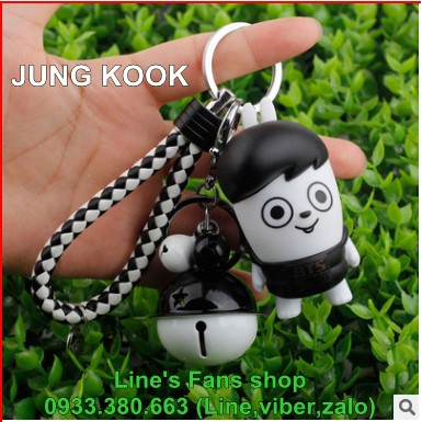 Móc khóa BTS (KM tặng Sticker & hình xăm BT21 BTS, khách chọn mẫu)