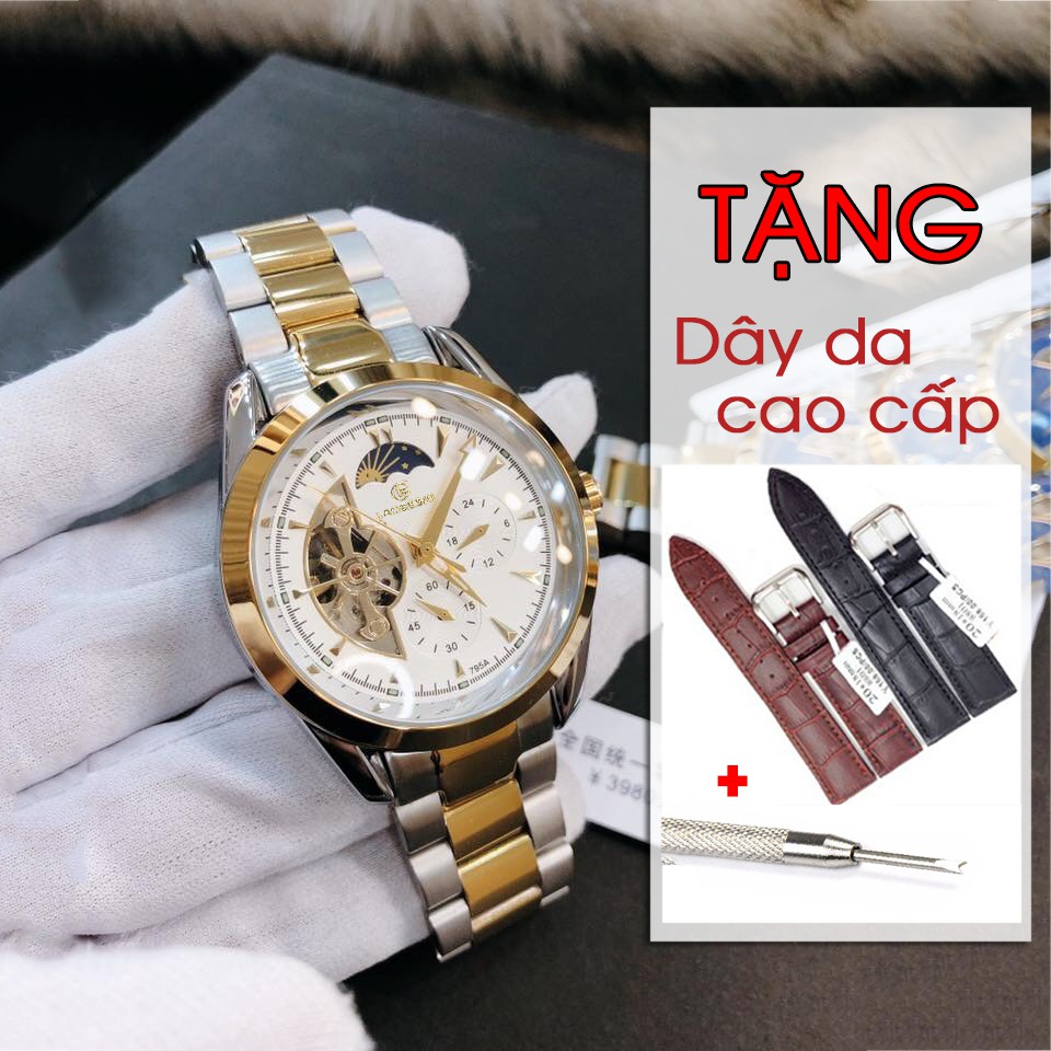 Đồng Hồ Nam Cơ Tự Động Chính Hãng LAOGESHI Cao Cấp