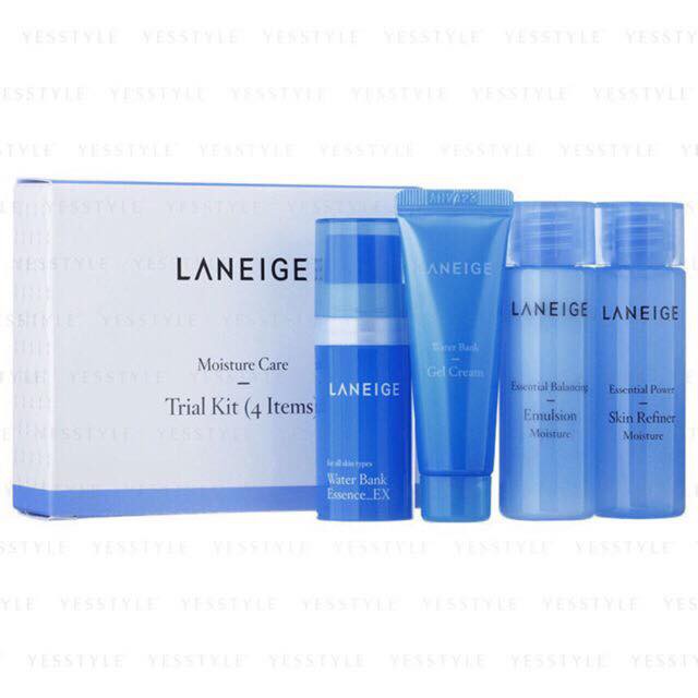 Bộ dưỡng da cao cấp LANEIGE Moisture Care Trial Kit (4 sản phẩm)