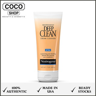 Sữa rửa mặt Neutrogena Deep Clean Cream Cleanser 200g