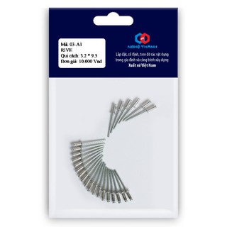 Rive đầu nhôm + đinh sắt (Đinh rút nhôm / Rive)