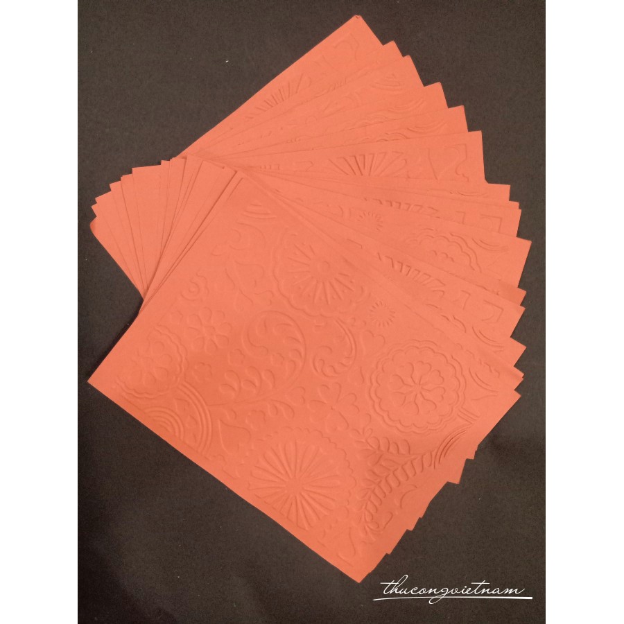 Set Giấy gân dập nổi 10 tờ | BigBuy360 - bigbuy360.vn