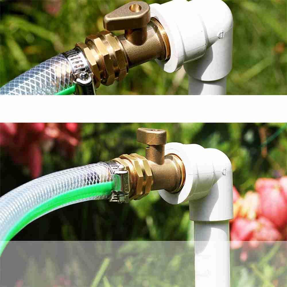 Van Nối Ống Nước Tưới Cây Bằng Đồng Thau