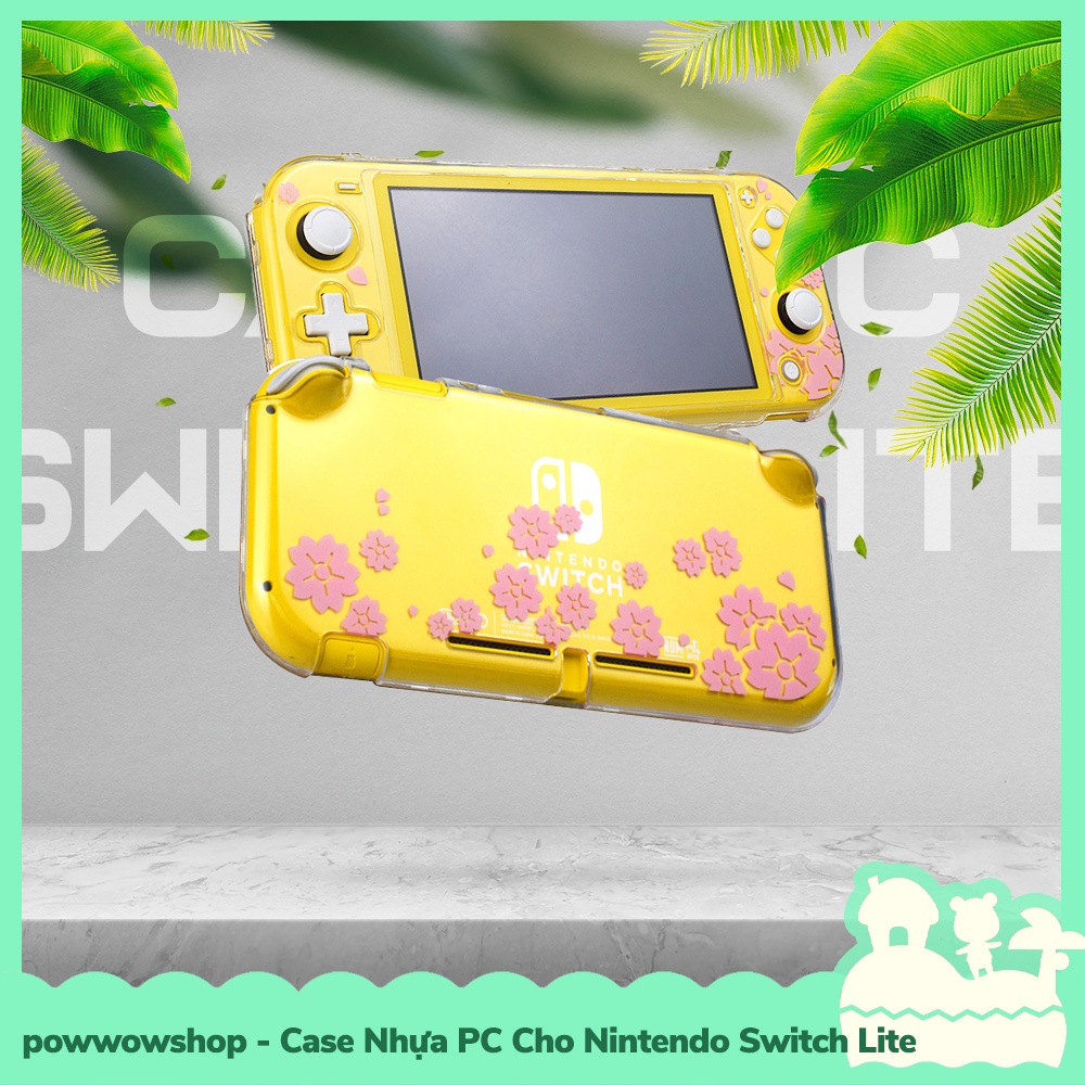 [Sẵn VN - Hỏa Tốc] Phụ Kiện Case Ốp PC Nhựa Cứng + 2pcs Bọc Analog Cho Máy Game Nintendo Switch Lite Cute Themes