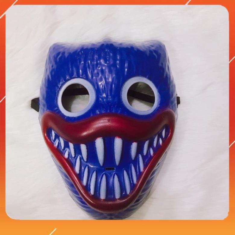 Mặt nạ Huggy Wuggy bằng nhựa- Đồ chơi hoá trang Halloween