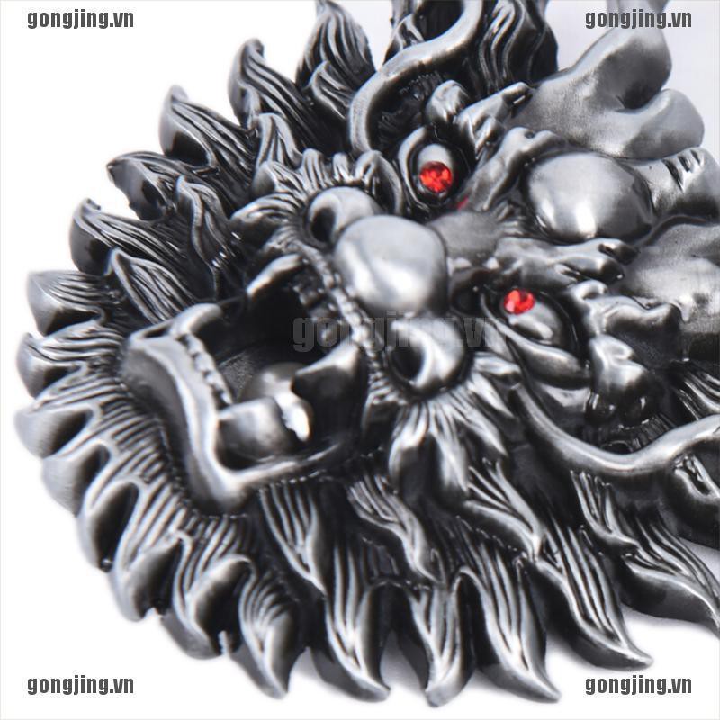 Khóa Thắt Lưng Bằng Hợp Kim Hình Rồng Phong Cách Cao Bồi Punk Mới Cho Nam