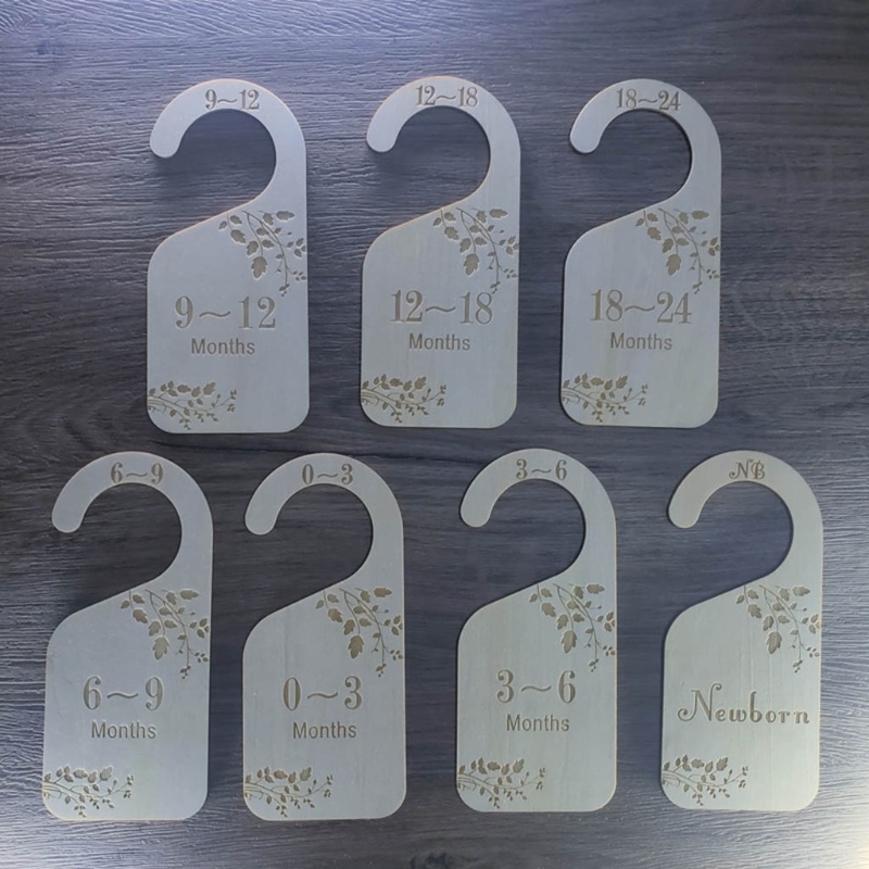 Set 7 Tấm Ngăn Tủ Quần Áo Kích Thước Nhỏ Gọn Dành Cho Bé Sơ Sinh Đến 24 Tháng Tuổi