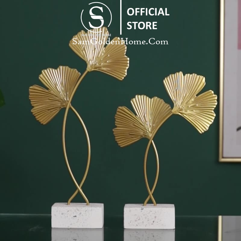 Tượng Decor Nhà Cửa Trang Trí Chặn Sách Mạ Vàng Sang Trọng