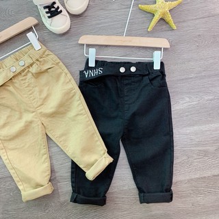 (HÀNG QC) QUẦN KAKI ĐEN/ BE CHO BÉ TRAI