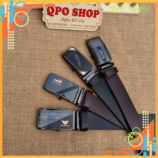 Thắt lưng nam cao cấp da bò 100% khóa lăn tự động- TLK101- Bảo hành da 12 tháng