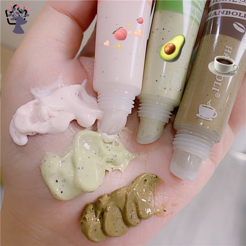 [Hàng Mới Về] Son Tẩy Tế Bào Chết HANBOLI Chiết Xuất Bơ / Cà Phê / vitamin E Giúp Dưỡng Ẩm Và Làm Mịn Môi