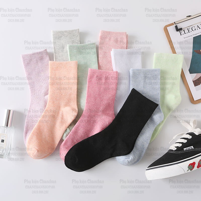 Vớ Cotton dài size Nữ 15k / đôi