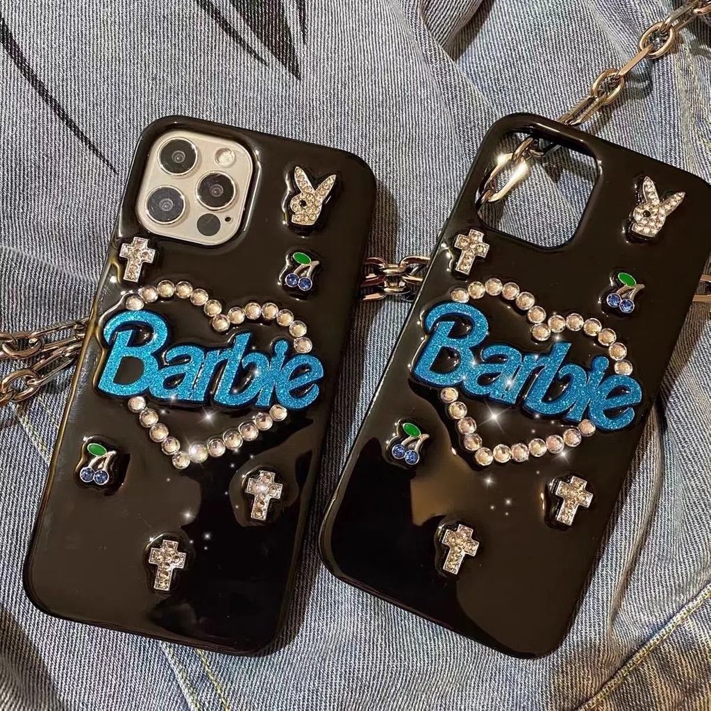 Ốp Điện Thoại In Hình Búp Bê Barbie Cho iPhone 15Promax 14 13 12 11 Pro Max XR XS Max 7 8 Plus Phone Case