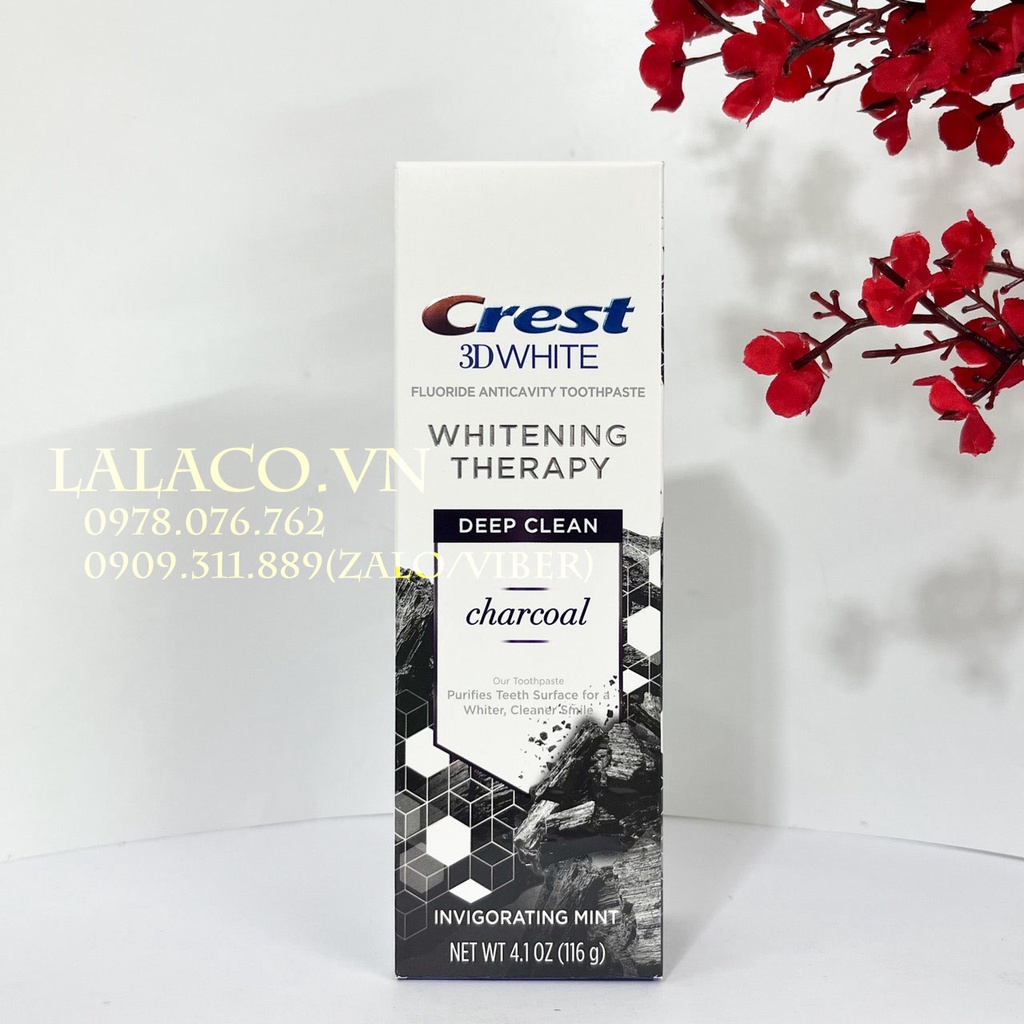 Kem đánh răng Crest 3D White; trắng sáng, thơm tho bảo vệ răng nứu