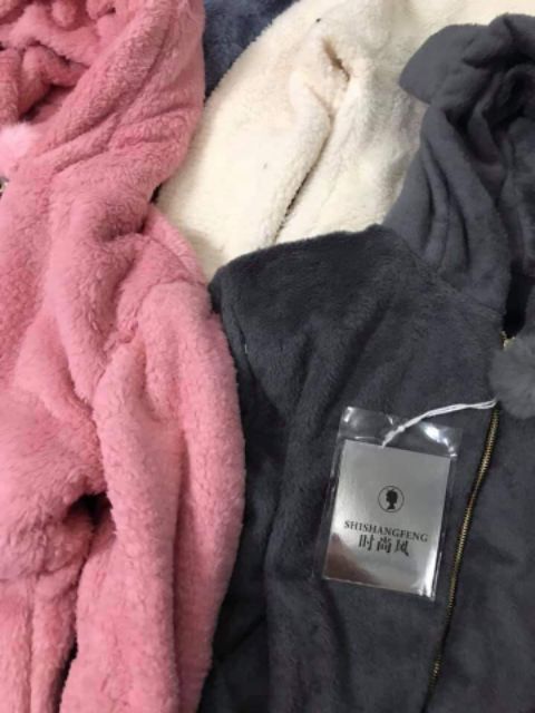 Áo lông tai gấu 2 lớp cực đẹp_DH1800 TUYỂN SỈ | BigBuy360 - bigbuy360.vn