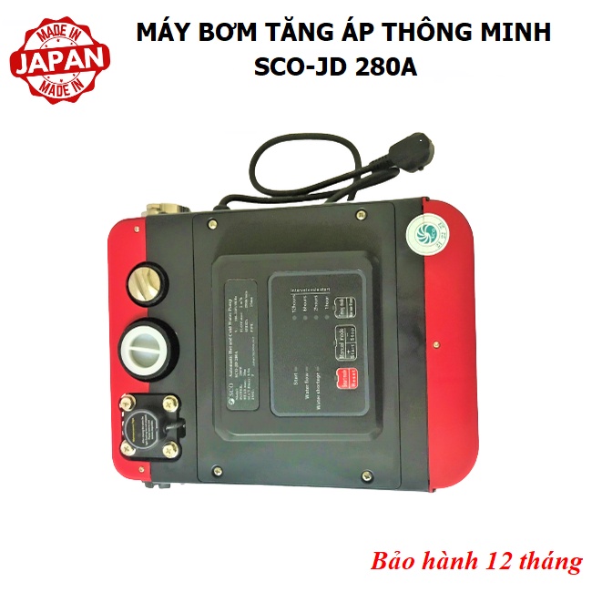 Máy Bơm Tăng Áp Thông Minh SCO-JD 280A - Sử Dụng Ngoài Trời Bền Bỉ - Bảo Hành Chính Hãng 24 Tháng