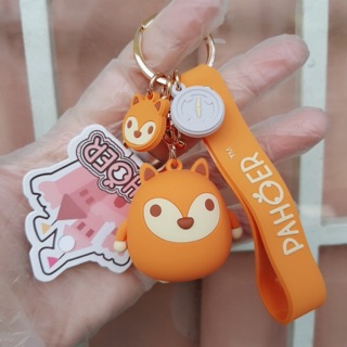 Móc Khoá Gấu Hồ Ly bong bóng