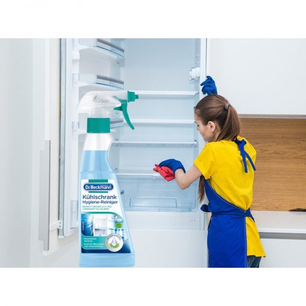 Dung dịch vệ sinh khử mùi tủ lạnh DR BECKMANN chai xịt 250ml - nhập Đức