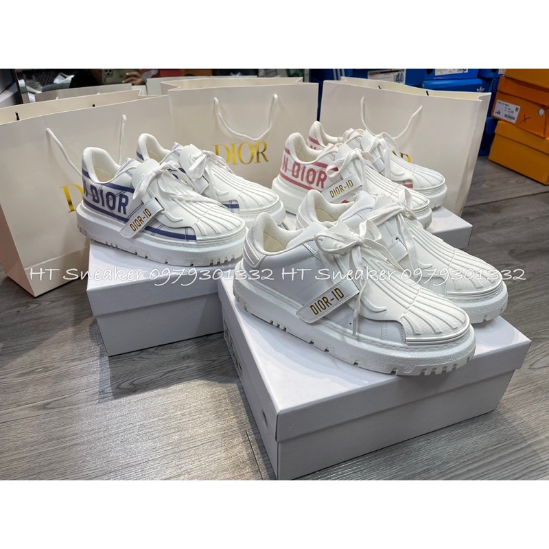 Giày Sneaker Luxury Dior D.I.O.R ID Full White-Siêu Cấp