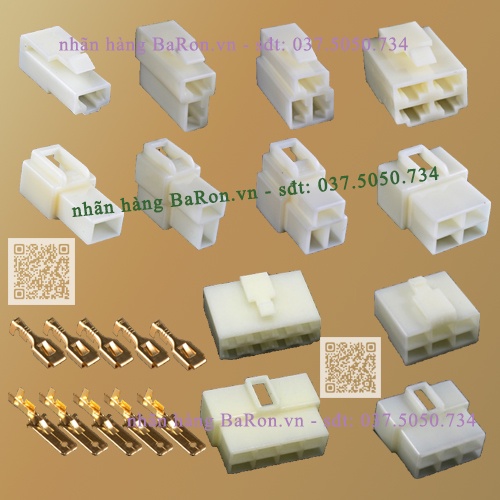 Đầu jack kết nối Bộ Giắc Nhựa 2pin-3pin-4pin-6pin-8pin