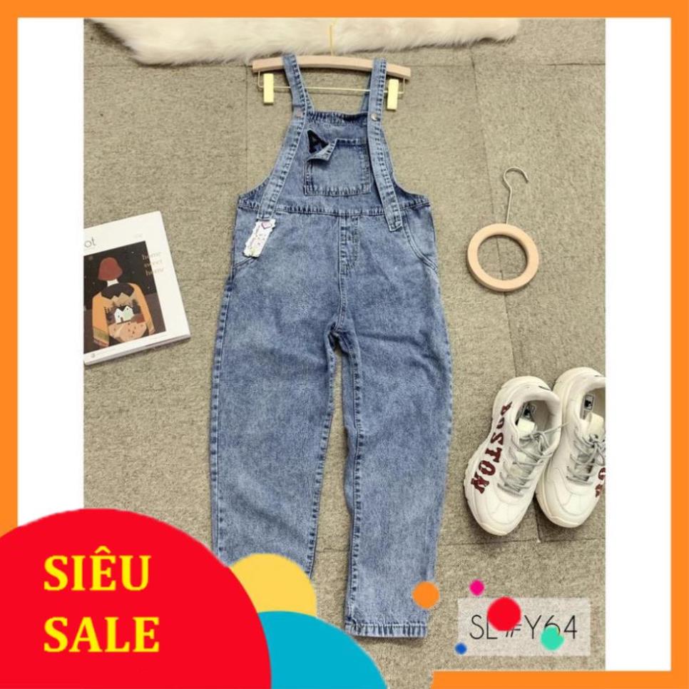 Quần yếm bò nữ taobao ulzzang hai dây dáng baggy MSSL -v11