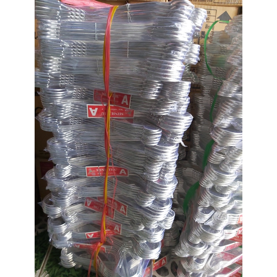 Combo 10 Móc Áo Nhôm Em bé to và dày cao cấp