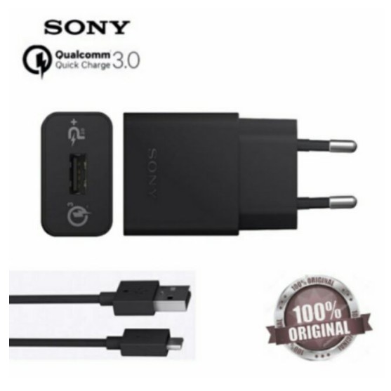 bộ sạc nhanh sony xperia chân micro xịn chính hãng