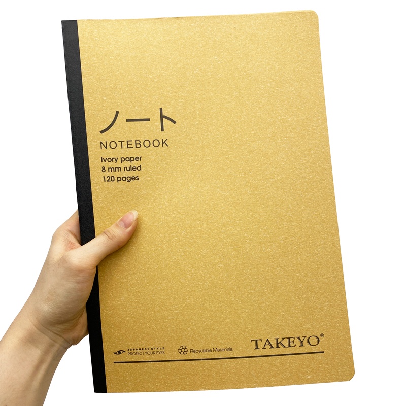 Vở kẻ ngang TAKEYO khổ A4 120 trang TMG-8583 - Giấy chống loá Thiết kế đẹp