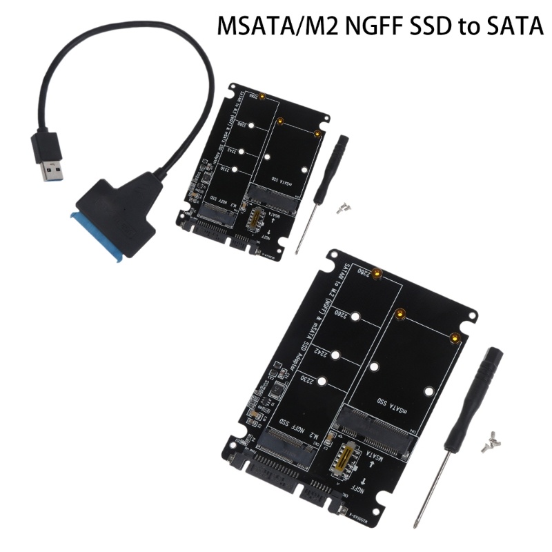 Bộ Chuyển Đổi GODD Cho M 2 NGFF Bkey mSATA SSD Sang 2 5inch 3 0