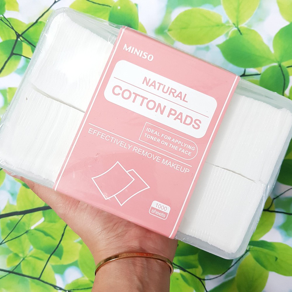 [Mã COS1904 giảm 8% đơn 300K] Hộp bông tẩy trang Miniso 1000 miếng Nhật Bản | BigBuy360 - bigbuy360.vn
