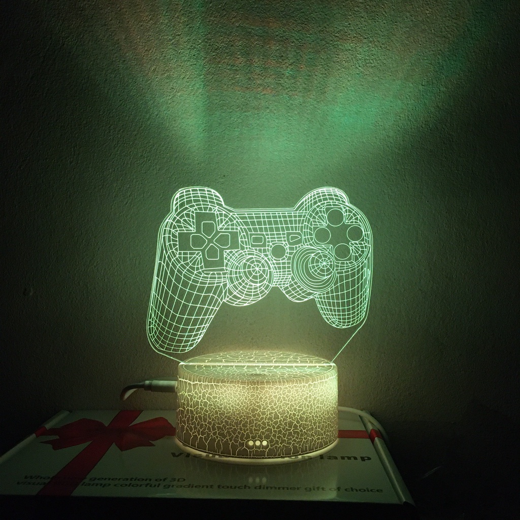 Đèn trang trí 3d mô hình tay cầm gaming đẹp độc lạ làm quà tặng sinh nhật ý nghĩa cho bạn bè
