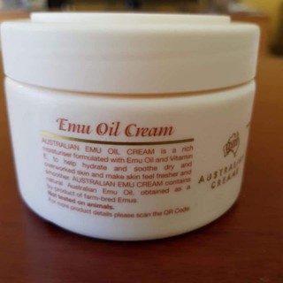 AUSTRALIA EMU OIL MOISTURISING CREAM Vitamin E 250g- Kem Dưỡng Tinh Dầu Đà Điểu kết hợp vitamin E Úc 250g