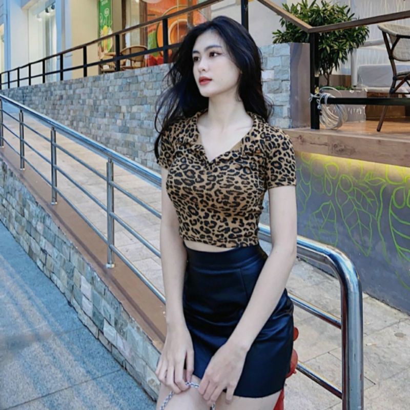 [Corn9] Áo và Đầm họa tiết beo