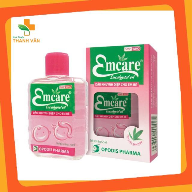 Dầu khuynh diệp Emcare cho bé date xa Cao cấp