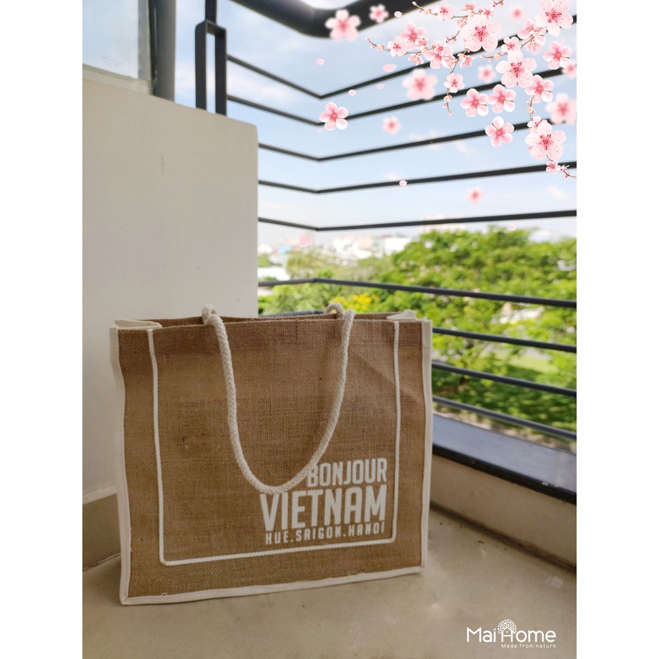 Túi Huế - Sài Gòn - Hà Nội (Dệt từ sợi đay)