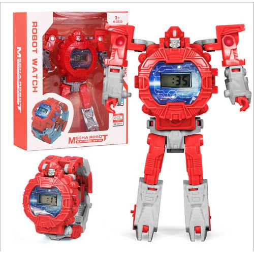 Đồng hồ điện tử đeo tay biến hình robot cho bé trai từ 2-5 tuổi COMITA.