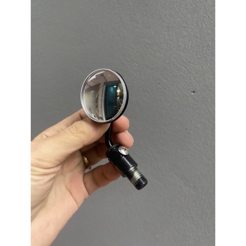 Gương cầu lồi tình yêu mini nhôm CNC Gắn Xe máy ( giá 1 cái )