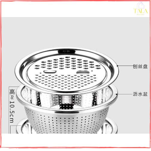 BỘ RỔ NẠO INOX ĐA NĂNG TIỆN LỢI 3 CHI TIẾT