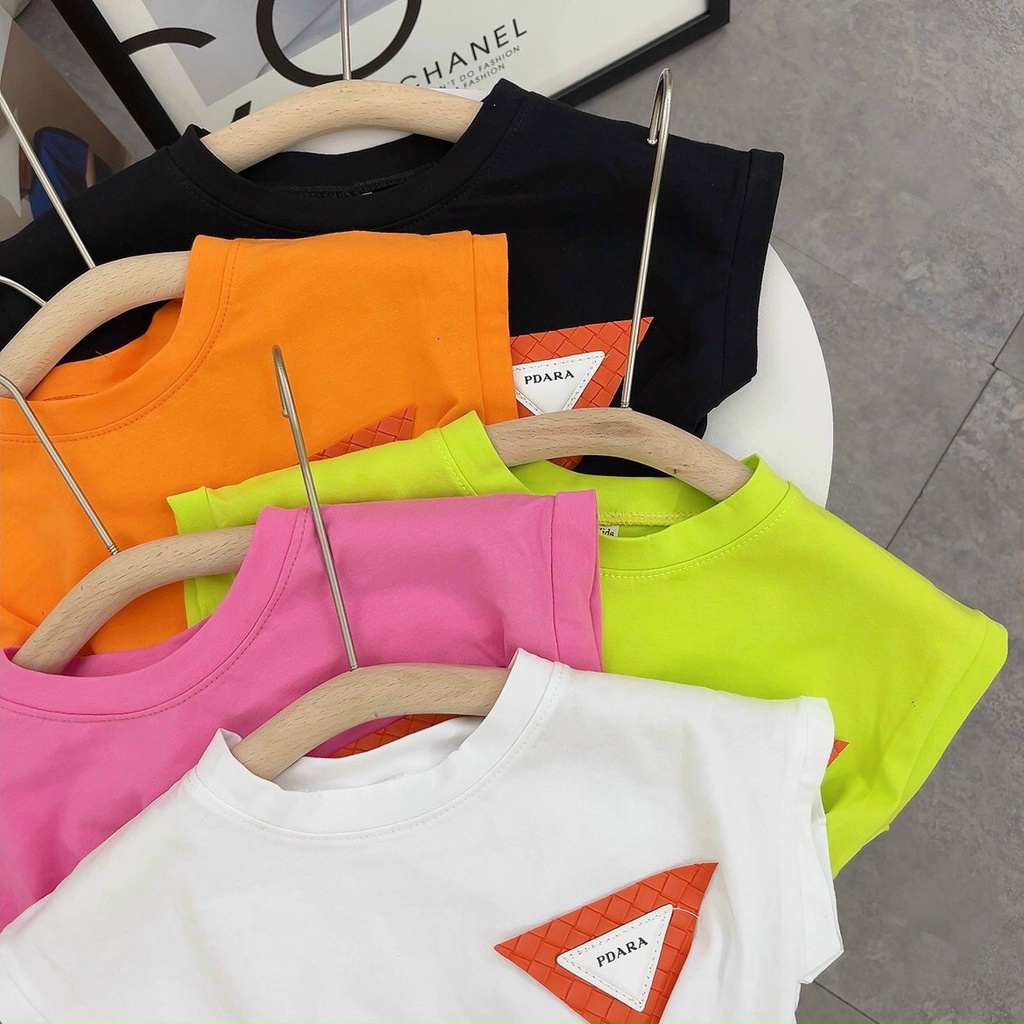 Áo Thun Bé Gái - Áo Croptop Buộc Dây Bé Gái xinh xắn - Size từ 9 - 33kg