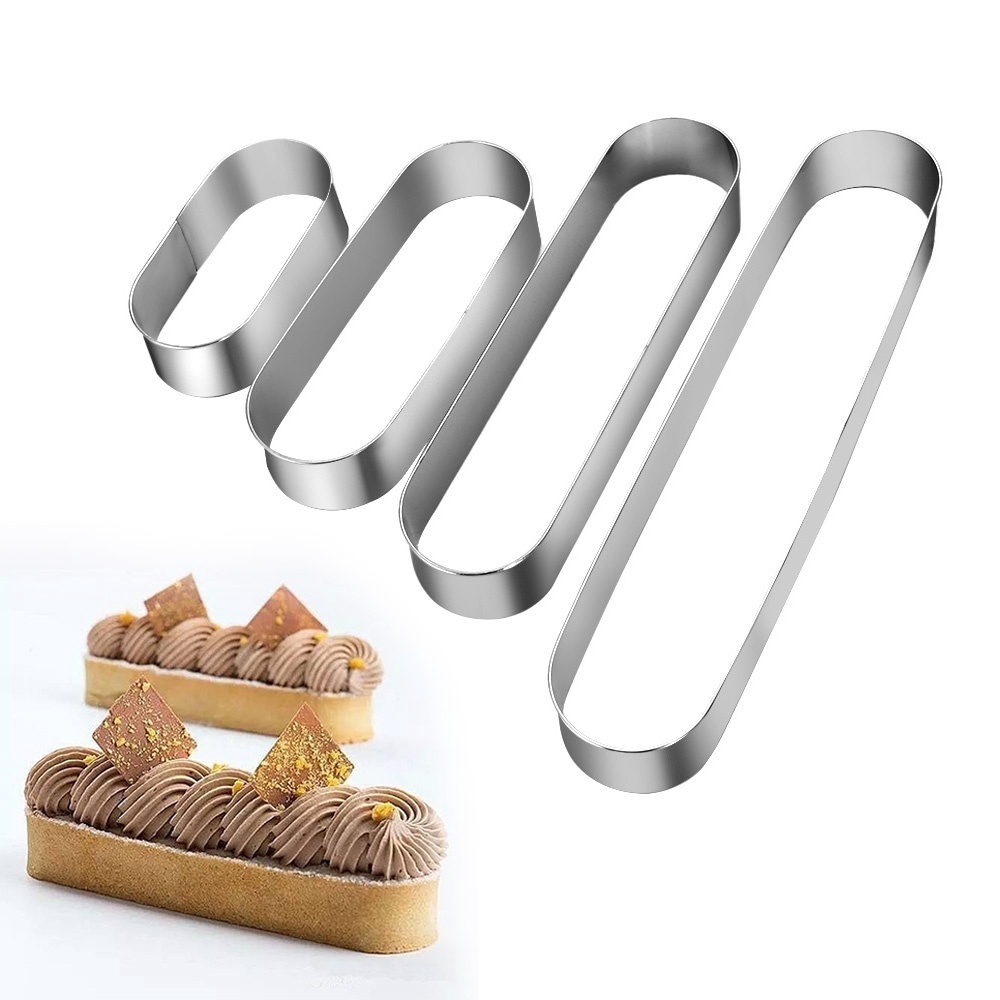 Khuôn Inox Làm Bánh Hình Oval