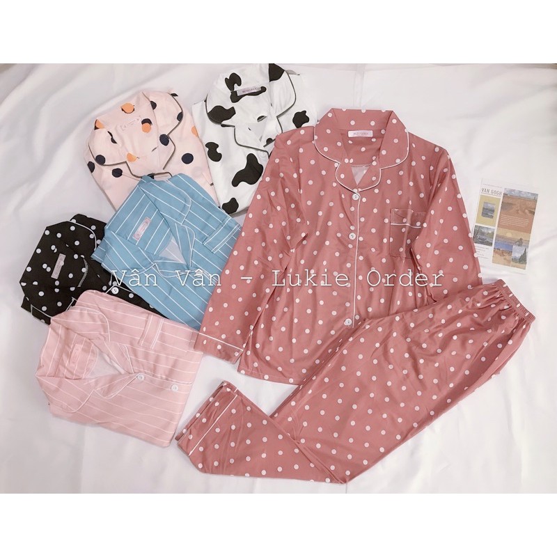 [LUKIE - SẴN 1 BÁO HỒNG SIZE M] Pijama Cotton pha 40 mẫu (Ảnh thật ở cuối)