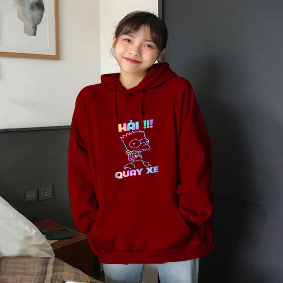 Áo Khoác Nỉ Hoodie Phản Quang Hải Quay Xe [HÀNG BAO ĐẸP] | BigBuy360 - bigbuy360.vn