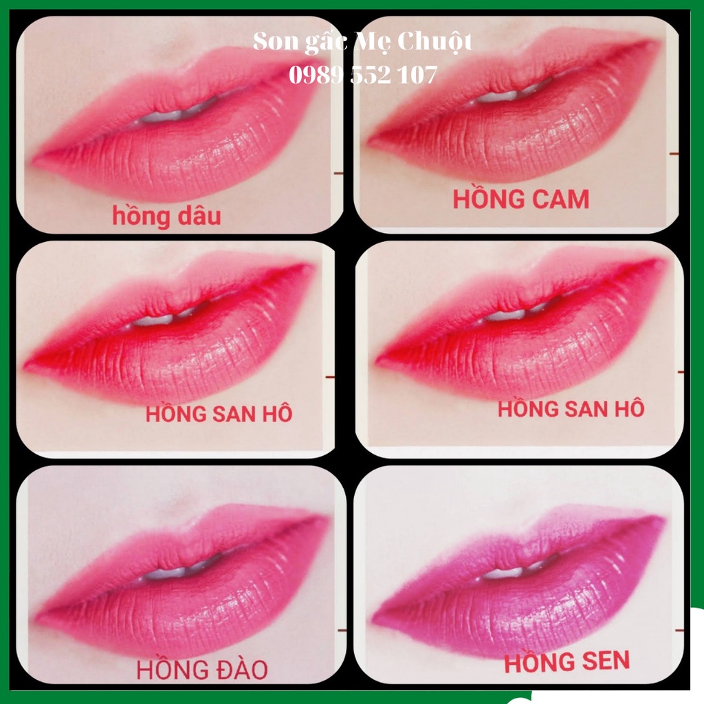 Son môi gấc handmade, dưỡng ẩm, hồng môi Mẹ Chuột