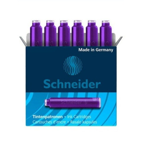 Hộp 6 ống mực dùng cho bút máy Schneider