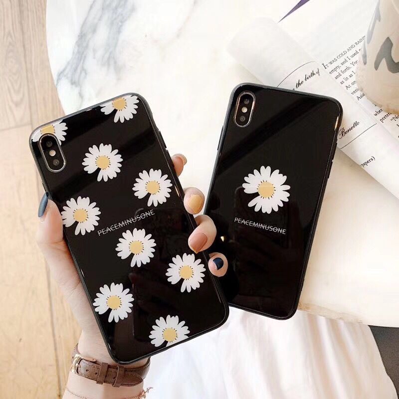 Ốp lưng điện thoại cứng hoa Daisy dành cho iphone 11 11Pro Max 6 6s Plus 7 8 Plus X XS XR XSMAX | BigBuy360 - bigbuy360.vn