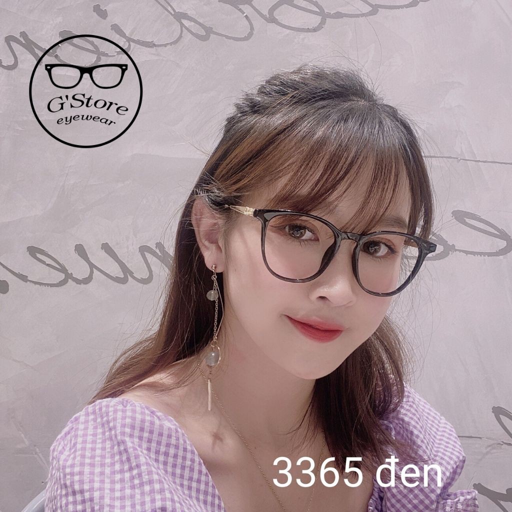 Kinh Gọng Cận Mắt Tròn Dễ Thương 3365 Gstore