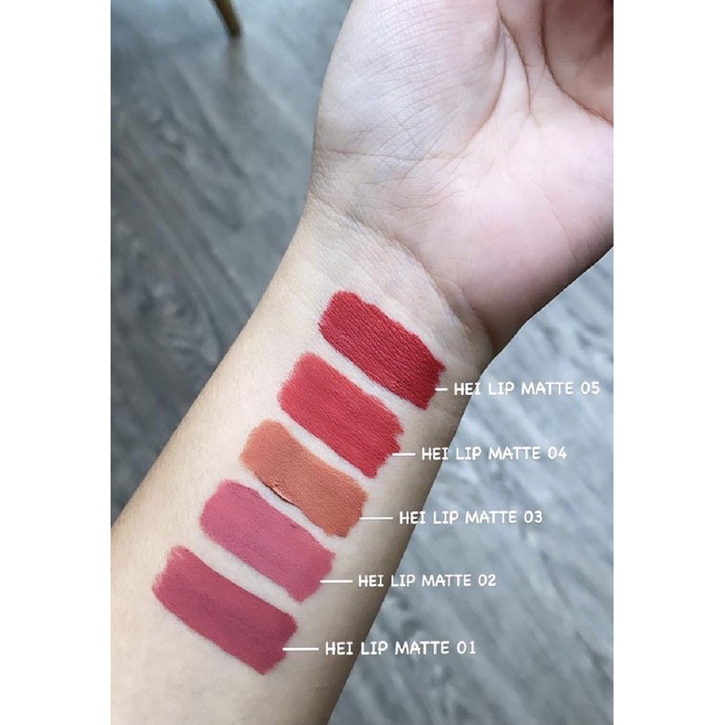 (Hàng Mới Về) Son Môi Hei Màu Lì / Heslin Mờ / Matte | BigBuy360 - bigbuy360.vn