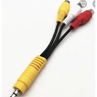 Cáp chuyển đầu jack 3.5 đực ra 3 đầu rca cái hoa sen