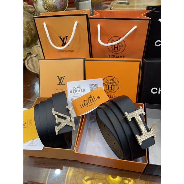 Thắt lưng da thời trang nữ , mặt dưng lưng đính đá siêu đẹp ( Ảnh Thật ) TX709