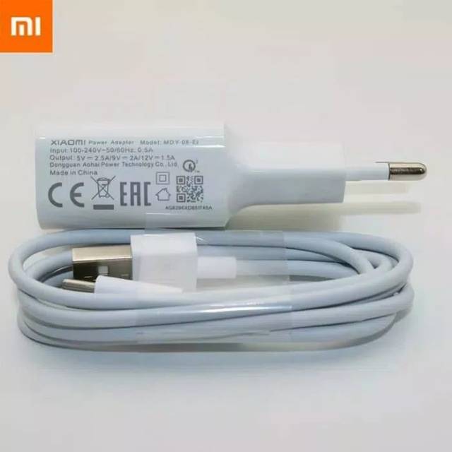 Củ Sạc Nhanh Xiaomi 2.5a 9v Cổng Micro Usb / Type C Qc 2.0 & 3.0 100% Note 3 Note 4x Mi4c, Mi5